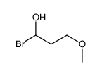 1-bromo-3-methoxypropan-1-ol Structure