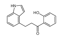 1-(2-hydroxyphenyl)-3-(1H-indol-4-yl)propan-1-one Structure