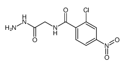 2-chloro-4-nitrobenzoyl-Gly-N2H3 Structure