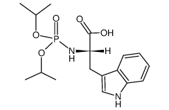 N-(Disopropyloxyphosphoryl)-L-Trp-OH Structure