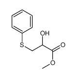 methyl 2-hydroxy-3-phenylsulfanylpropanoate结构式