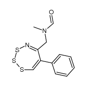 N-methyl N-[(phenyl-6 trithiazepine-1,2,3,4 yl-5) methyl] formamide Structure