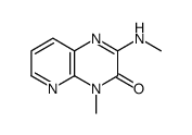 Pyrido[2,3-b]pyrazin-3(4H)-one, 4-methyl-2-methylamino- (6CI) structure