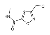 3-(chloromethyl)-N-methyl-1,2,4-oxadiazole-5-carboxamide(SALTDATA: FREE) Structure