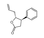 trans-5-allyl-4,5-dihydro-4-phenyl-2(3H)-furanone结构式