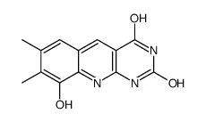 9-hydroxy-7,8-dimethyl-1H-pyrimido[4,5-b]quinoline-2,4-dione结构式