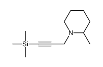 trimethyl-[3-(2-methylpiperidin-1-yl)prop-1-ynyl]silane结构式