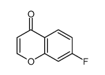4H-1-Benzopyran-4-one, 7-fluoro- Structure