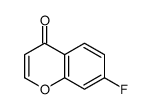 4H-1-Benzopyran-4-one, 7-fluoro- structure