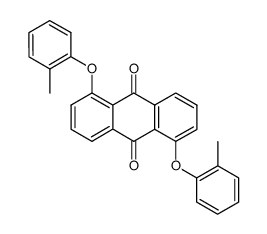 1,5-bis-o-tolyloxy-anthraquinone结构式