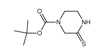 3-硫代哌嗪-1-羧酸叔丁酯结构式