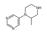 5-(2-methylpiperazin-1-yl)pyrimidine结构式