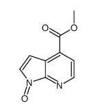 Methyl 1H-pyrrolo[2,3-b]pyridine-4-carboxylate 1-oxide Structure