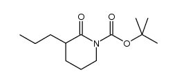 tert-butyl 2-oxo-3-propylpiperidine-1-carboxylate Structure
