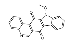 12-methoxy-7H-indolo[3,2-j]phenanthridine-7,13(12H)-dione Structure