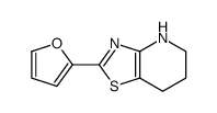 2-(furan-2-yl)-4,5,6,7-tetrahydro-[1,3]thiazolo[4,5-b]pyridine Structure