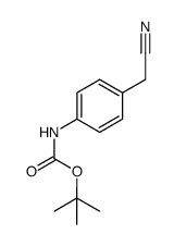 N-Boc-4-aminophenylacetonitrile structure