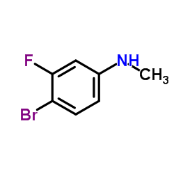 4-Bromo-3-fluoro-N-methylaniline Structure