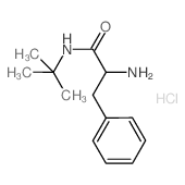 2-Amino-N-(tert-butyl)-3-phenylpropanamide hydrochloride结构式