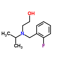 2-[(2-Fluorobenzyl)(isopropyl)amino]ethanol结构式