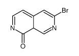 6-溴-2,7-萘啶-1(2H)-酮结构式