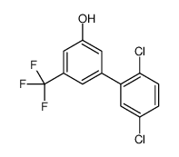 3-(2,5-dichlorophenyl)-5-(trifluoromethyl)phenol结构式