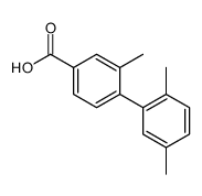 4-(2,5-dimethylphenyl)-3-methylbenzoic acid Structure