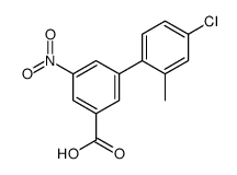 3-(4-chloro-2-methylphenyl)-5-nitrobenzoic acid结构式