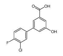 3-(3-chloro-4-fluorophenyl)-5-hydroxybenzoic acid结构式