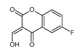 6-氟-4-羟基-2-氧代-2H-色烯-3-甲醛结构式