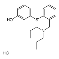 3-[2-[(dipropylamino)methyl]phenyl]sulfanylphenol,hydrochloride结构式