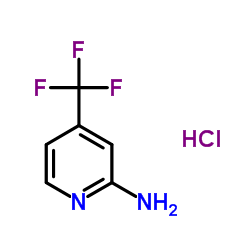 4-(Trifluoromethyl)-2-pyridinamine hydrochloride (1:1)结构式