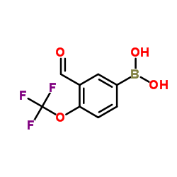 3-甲酰基-4-(三氟甲氧基)苯硼酸图片