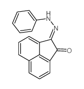 2-(phenylhydrazinylidene)acenaphthen-1-one结构式