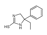 4-ethyl-4-phenylimidazolidine-2-thione结构式