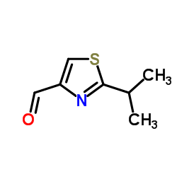 2-异丙基噻唑-4-甲醛结构式