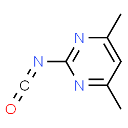 Pyrimidine, 2-isocyanato-4,6-dimethyl- (9CI) structure