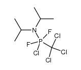 chloro(diisopropylamino)difluoro(trichloromethyl)phosphorane Structure