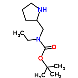 2-Methyl-2-propanyl ethyl(2-pyrrolidinylmethyl)carbamate picture