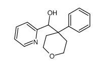 (4-phenyloxan-4-yl)-pyridin-2-ylmethanol结构式