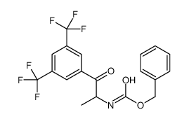 Benzyl [2-(3,5-Bis(trifluoromethyl)phenyl)-1-Methyl-2-oxo-ethyl]carbamate structure