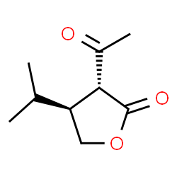 2(3H)-Furanone, 3-acetyldihydro-4-(1-methylethyl)-, trans- (9CI)结构式