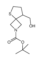 叔-丁基 8-(羟甲基)-5-硫杂-2-氮杂螺[3.4]辛烷-2-甲酸基酯结构式
