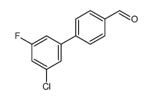 4-(3-chloro-5-fluorophenyl)benzaldehyde结构式