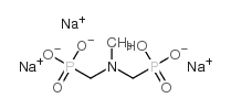 trisodium hydrogen [(methylimino)dimethylene]diphosphonate Structure