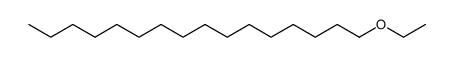 ethyl hexadecyl ether Structure