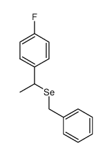 benzyl[1-(4-fluorophenyl)ethyl]selane Structure