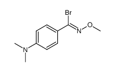 4-(dimethylamino)-N-methoxybenzimidoyl bromide结构式