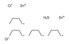 dibutyl-chloro-[dibutyl(chloro)stannyl]sulfanylstannane结构式