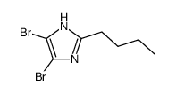 4,5-dibromo-2-butyl-1H-imidazole Structure